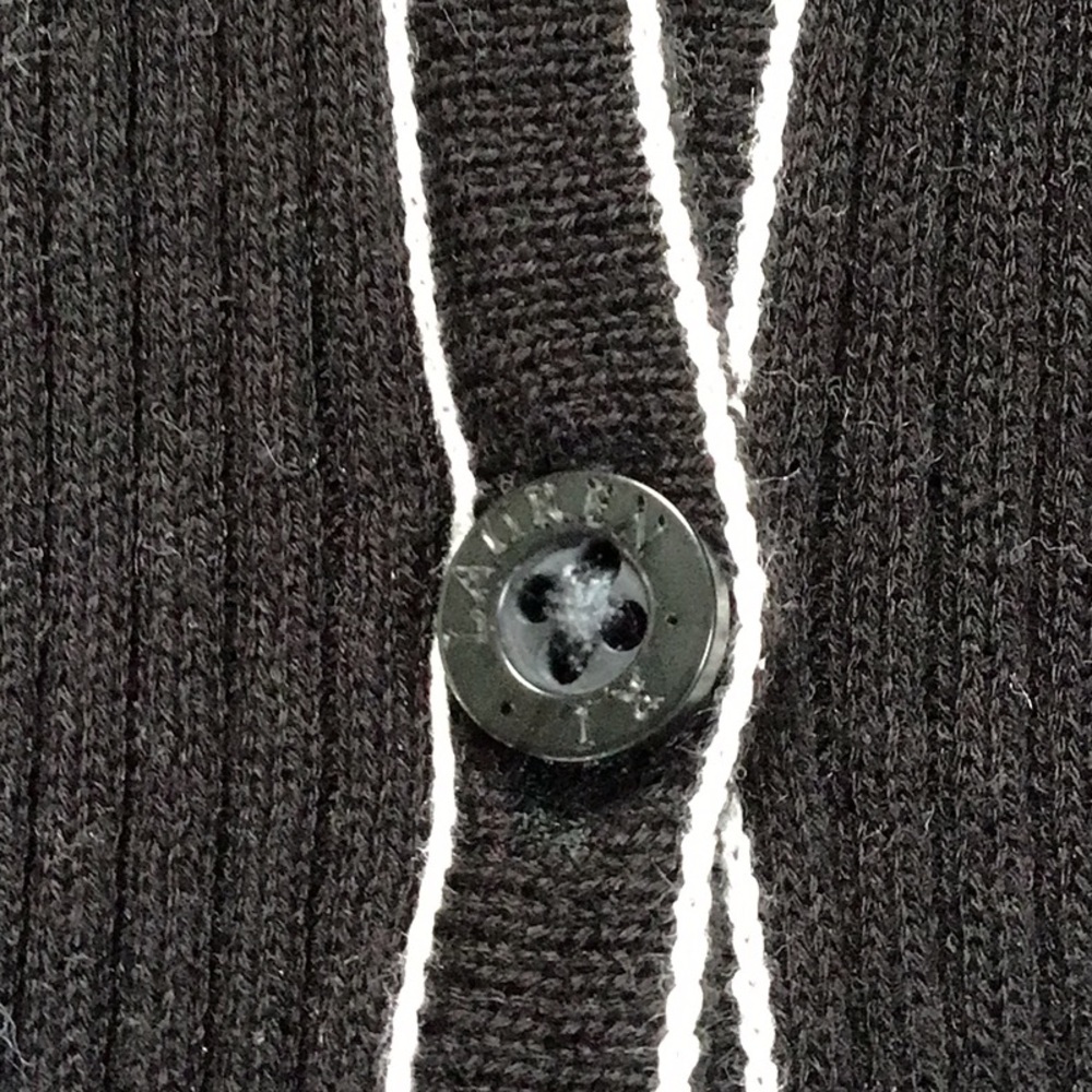 Lauren Black 100% cotton V-Neck Sweater - Picture 4 of 6